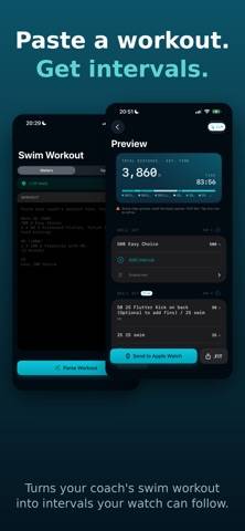 Swim Structured Bildschirmfoto