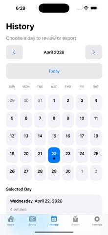 Motor State Log Schermata dell'app