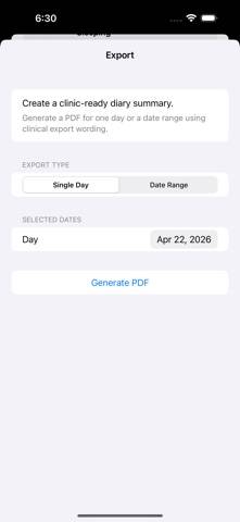 Motor State Log Schermata dell'app