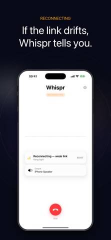 Whispr Watch Mic App skärmdump
