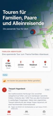 Hamburg Reiseführer Explorer Bildschirmfoto