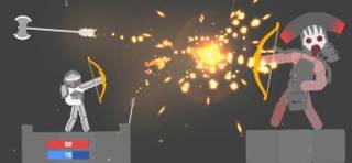 Ragdoll Archers - CrazyGames skärmdump