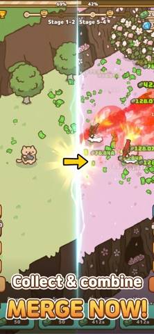 Idle Cat Gunner: Shooter RPG skärmdump