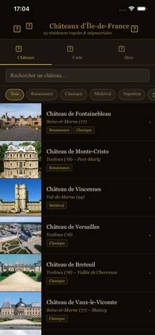 Châteaux of Île-de-France