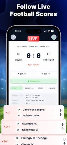 Pulse Score Schermata dell'app