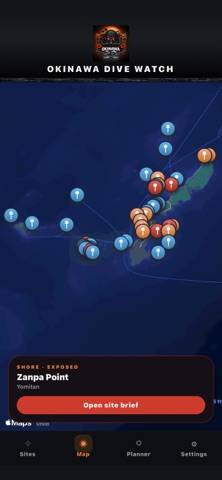 Okinawa Dive Watch App screenshot