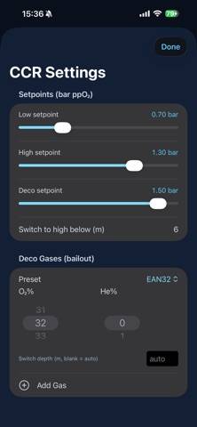 Ovm Schermata dell'app