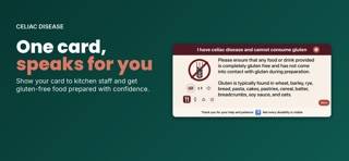 My Celiac Card