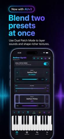 Aether Synth Capture d'écran de l'application