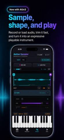 Aether Synth Capture d'écran de l'application