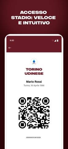 TORINO FC - TICKETS immagine dello schermo