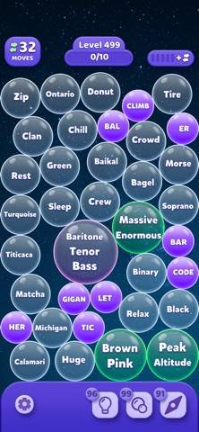 Merge Bubbles game screenshot