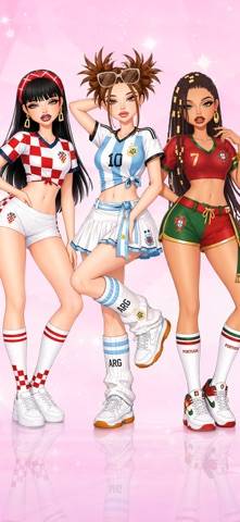 Rebel Glam: Модные Одевалки Скриншот