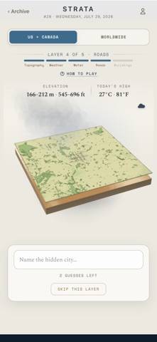 FlightQ: Daily Geography Game
