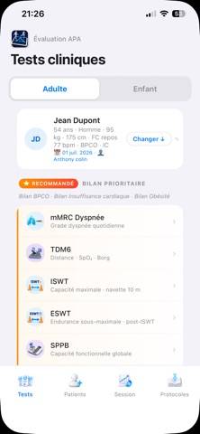 Eval APA Capture d'écran de l'application