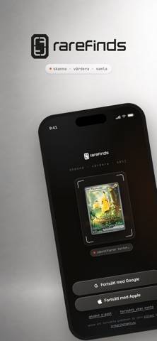 RareFinds - Know your cards skärmdump