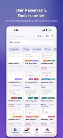 Paperless 24 App-Screenshot