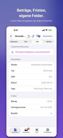Paperless 24 App-Screenshot