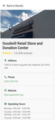 Thrift Store Finder Pro App screenshot