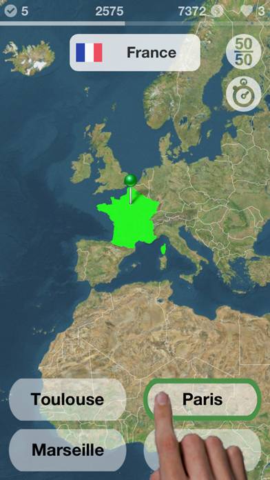 Geography: learn the world map Capture d'écran de l'application #1