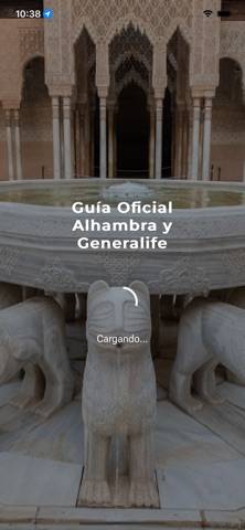 Audioguía Oficial Alhambra Captura de pantalla de la aplicación