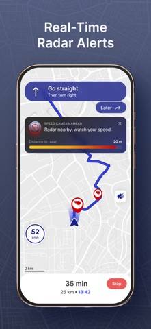 Radar GO-X : Navigation, Map