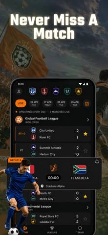 Live Score: Football Result captura de pantalla