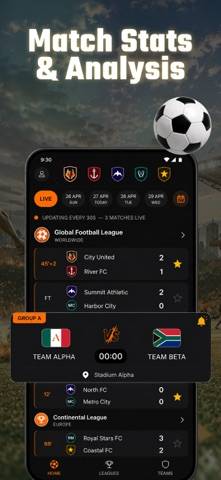 Live Score: Football Result captura de pantalla #3