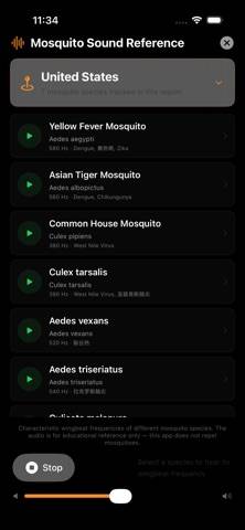 Mosquito Scan & ID Capture d'écran de l'application