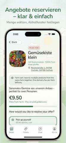 HofDeal App-Screenshot