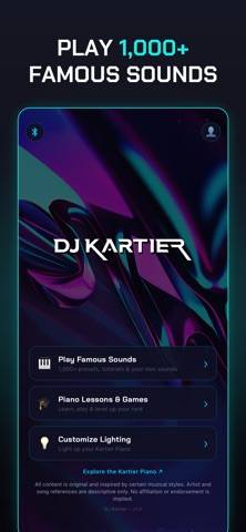 DJ Kartier App-Screenshot