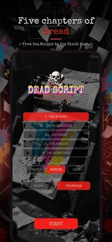 Dead Script: Typing Horror game screenshot