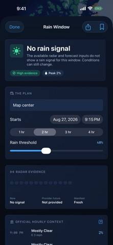 Radar Glance screenshot