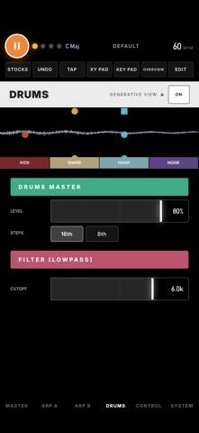 ARPJAM Studio Schermata dell'app