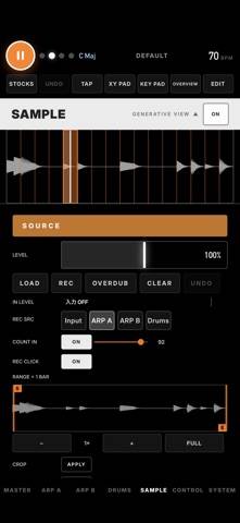 ARPJAM Studio Schermata dell'app