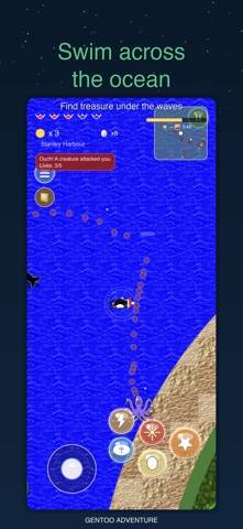 Gentoo Adventure captura de pantalla del juego