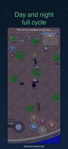 Gentoo Adventure captura de pantalla del juego