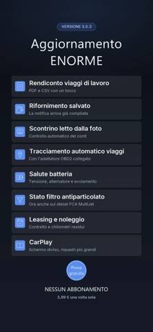DrivePulse: Diario di Bordo immagine dello schermo
