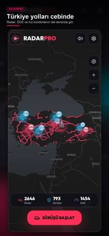 RadarPro: Radar & EDS Bildschirmfoto