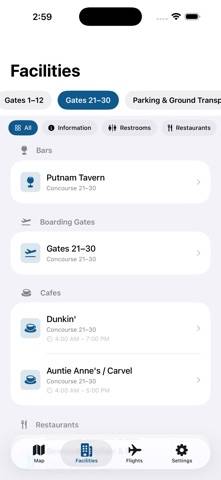 Bradley BDL Airport App screenshot
