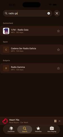 DABplus Live: Radio Internet Capture d'écran de l'application