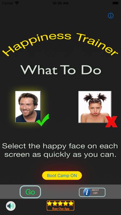 Happiness Trainer App screenshot