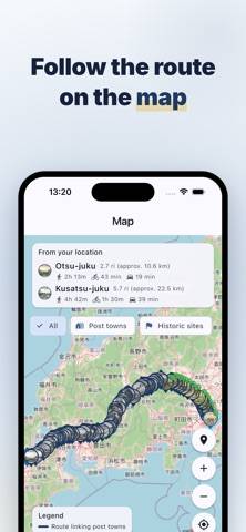 Nakasendo Route Map Navigator screenshot #2