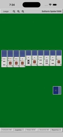 Spider-Solitaire1998 Bildschirmfoto