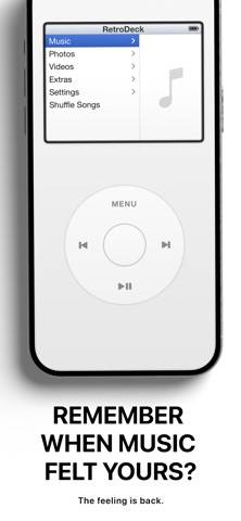 RetroDeck: Retro Music Player Capture d'écran de l'application
