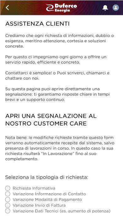 Duferco Energia – Area Clienti immagine dello schermo #3