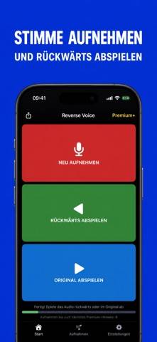 Reverse Voice: Rückwärts Bildschirmfoto