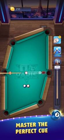 Cozy Cue Hour game screenshot
