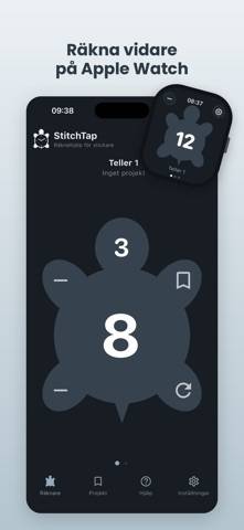 StitchTap App skärmdump