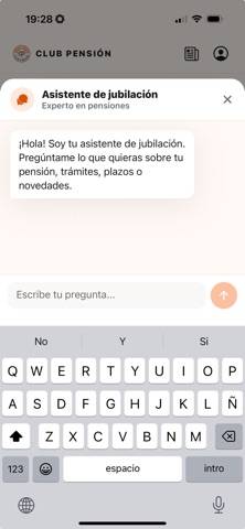 Club Pensión Captura de pantalla de la aplicación